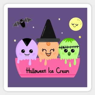 Halloween Ice Cream Sticker